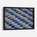 Día de playa con sombrillas | Cuadro decorativo de Canvas Lab