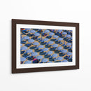 Día de playa con sombrillas | Cuadro decorativo de Canvas Lab