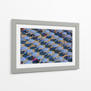 Día de playa con sombrillas | Cuadro decorativo de Canvas Lab