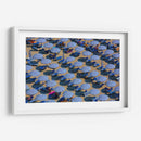 Día de playa con sombrillas | Cuadro decorativo de Canvas Lab