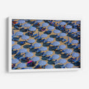 Día de playa con sombrillas | Cuadro decorativo de Canvas Lab