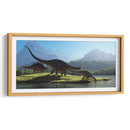 Dinos en el lago | Cuadro decorativo de Canvas Lab