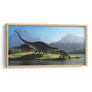 Dinos en el lago | Cuadro decorativo de Canvas Lab