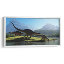 Dinos en el lago | Cuadro decorativo de Canvas Lab
