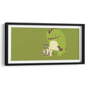 Dino jugando | Cuadro decorativo de Canvas Lab