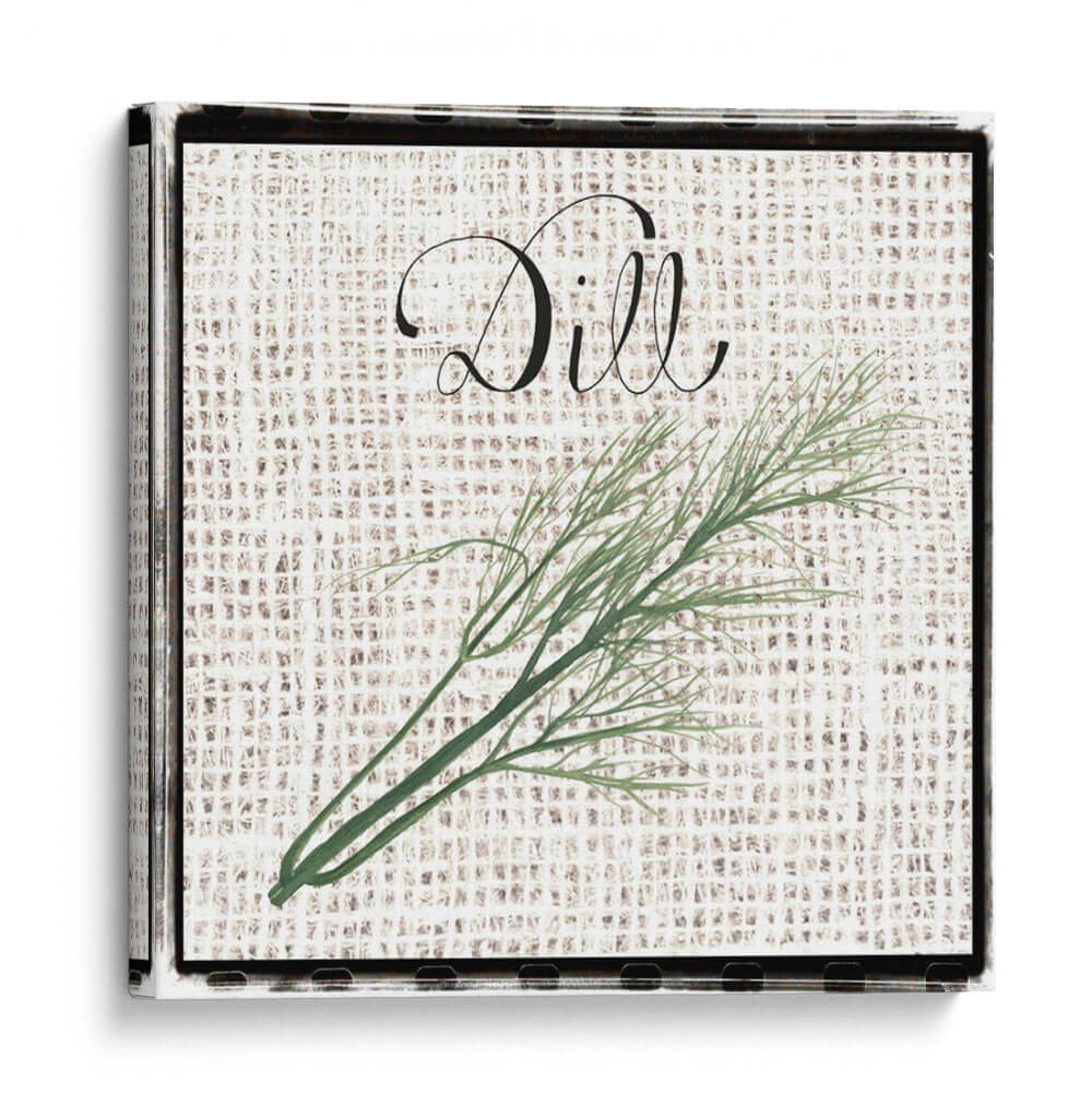Arpillera Hierbas Iii - Grace Popp | Cuadro decorativo de Canvas Lab