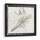 Arpillera Hierbas Iii - Grace Popp | Cuadro decorativo de Canvas Lab