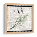 Arpillera Hierbas Iii - Grace Popp | Cuadro decorativo de Canvas Lab