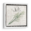 Arpillera Hierbas Iii - Grace Popp | Cuadro decorativo de Canvas Lab