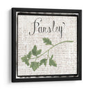 Arpillera Hierbas Iv - Grace Popp | Cuadro decorativo de Canvas Lab