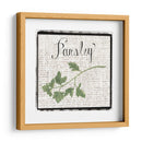 Arpillera Hierbas Iv - Grace Popp | Cuadro decorativo de Canvas Lab