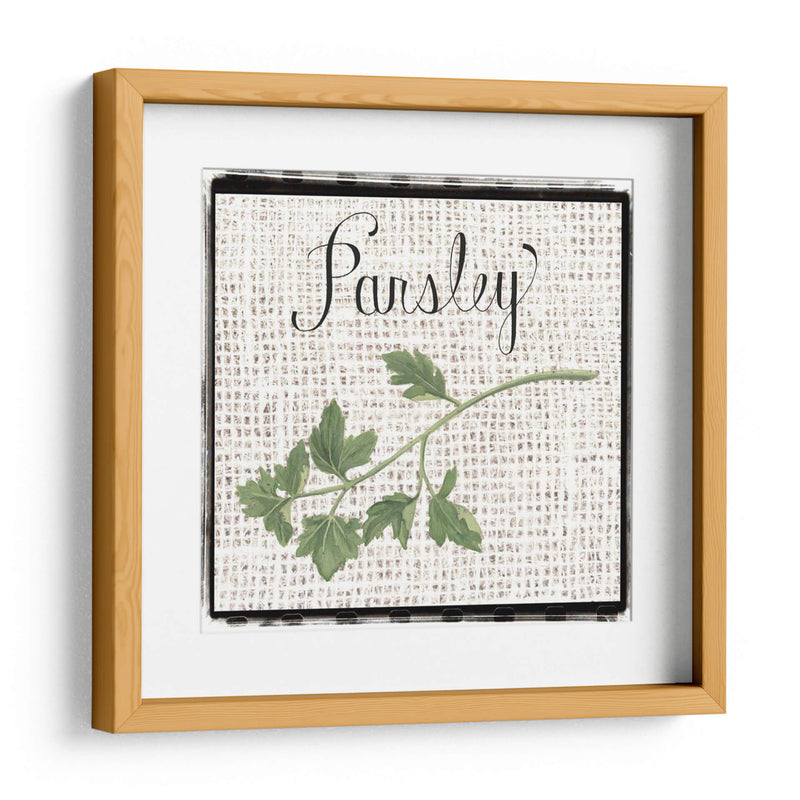 Arpillera Hierbas Iv - Grace Popp | Cuadro decorativo de Canvas Lab