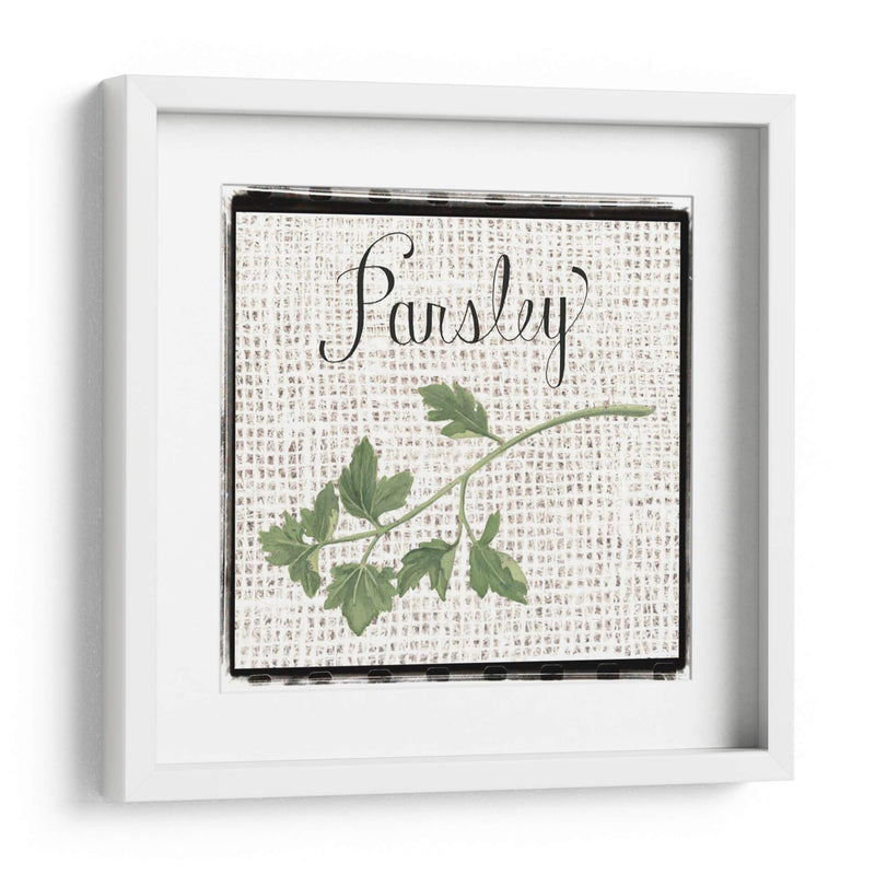 Arpillera Hierbas Iv - Grace Popp | Cuadro decorativo de Canvas Lab