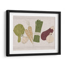 Frutas De Contorno Y Verduras Ii - Vision Studio | Cuadro decorativo de Canvas Lab