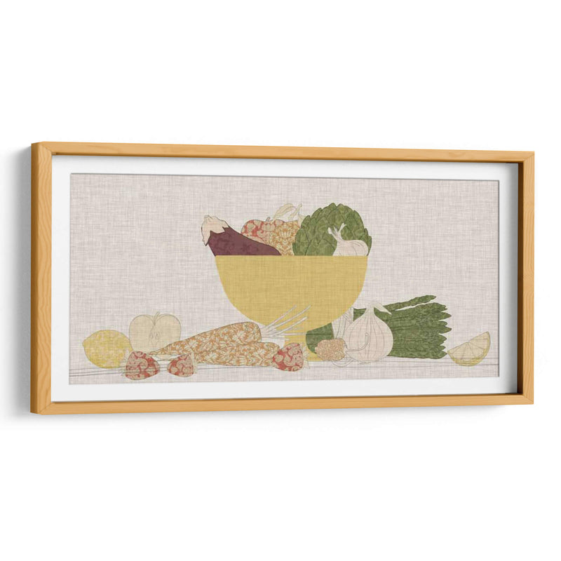 Frutas De Contorno Y Verduras Iii - Vision Studio | Cuadro decorativo de Canvas Lab