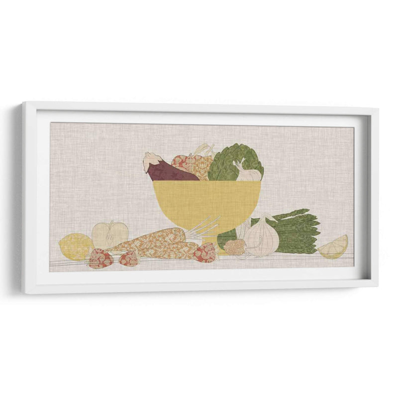 Frutas De Contorno Y Verduras Iii - Vision Studio | Cuadro decorativo de Canvas Lab