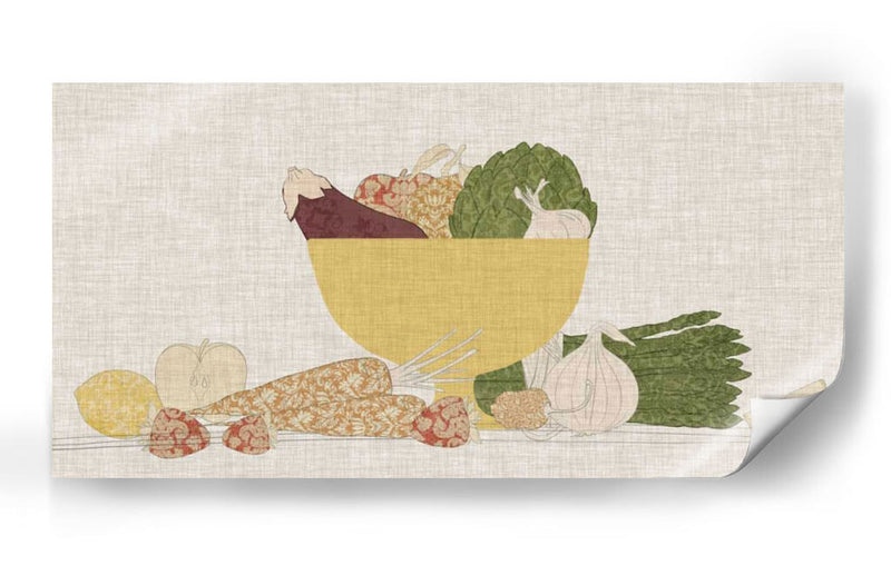 Frutas De Contorno Y Verduras Iii - Vision Studio | Cuadro decorativo de Canvas Lab