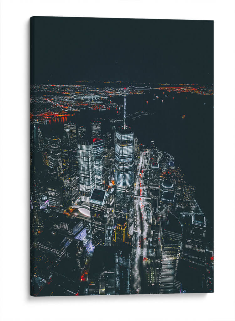 El encanto de la noche en la ciudad | Cuadro decorativo de Canvas Lab