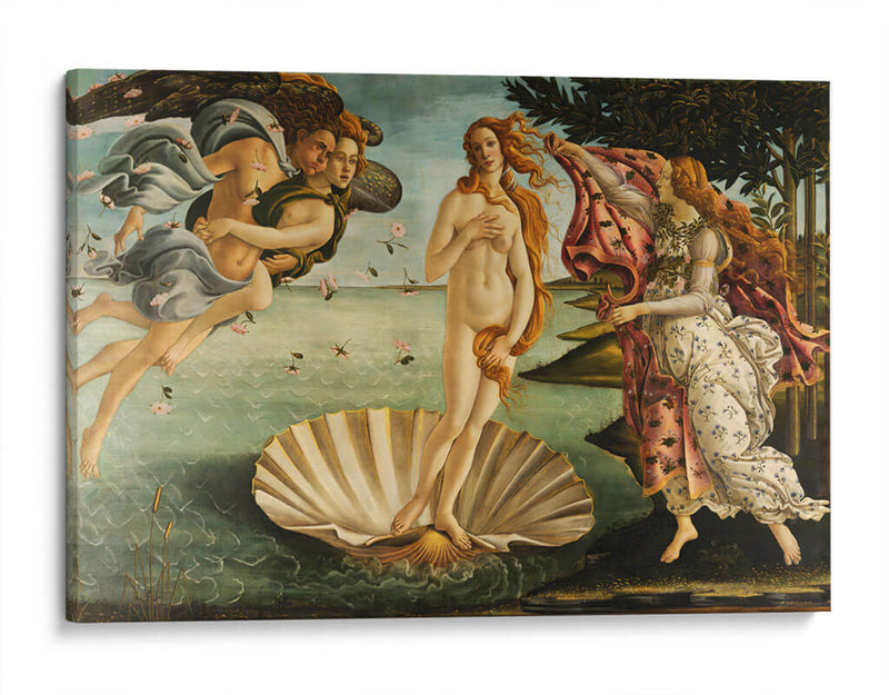 El nacimiento de Venus - Sandro Botticelli | Cuadro decorativo de Canvas Lab