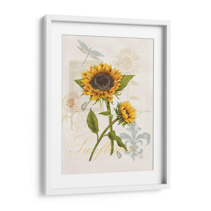 Girasol Romántico Ii - Jade Reynolds | Cuadro decorativo de Canvas Lab