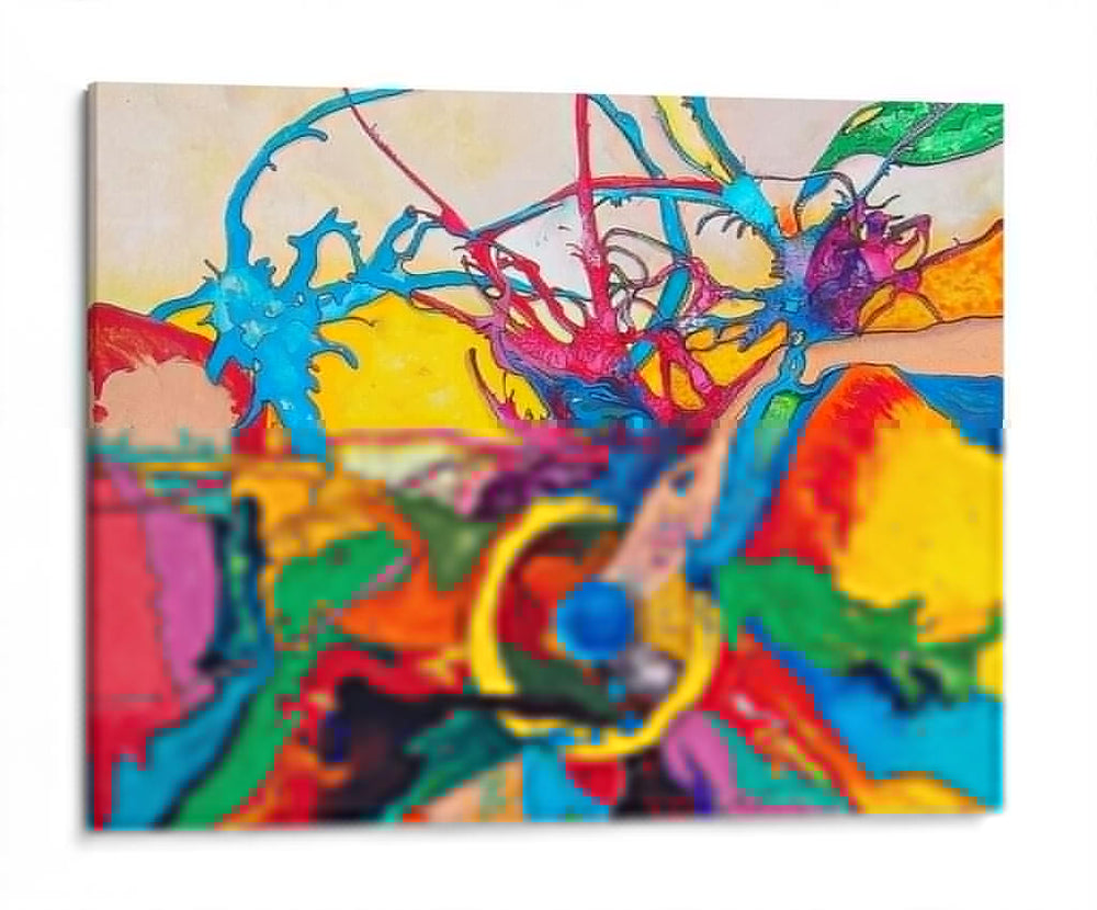 El núcleo del color | Cuadro decorativo de Canvas Lab