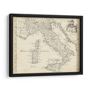Mapa De Italia - T. Jeffreys | Cuadro decorativo de Canvas Lab