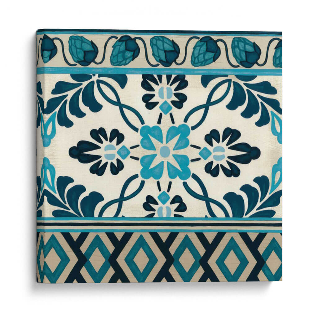 Indigo Frieze I - June Erica Vess | Cuadro decorativo de Canvas Lab