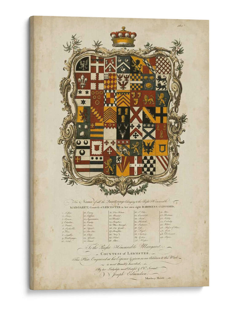 Edmondson Heráldica I - Edmondson | Cuadro decorativo de Canvas Lab