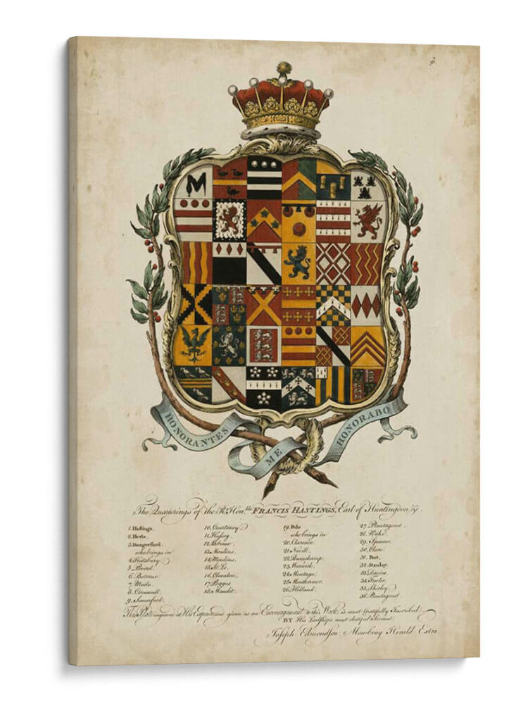 Edmondson Heraldy Ii - Edmondson | Cuadro decorativo de Canvas Lab