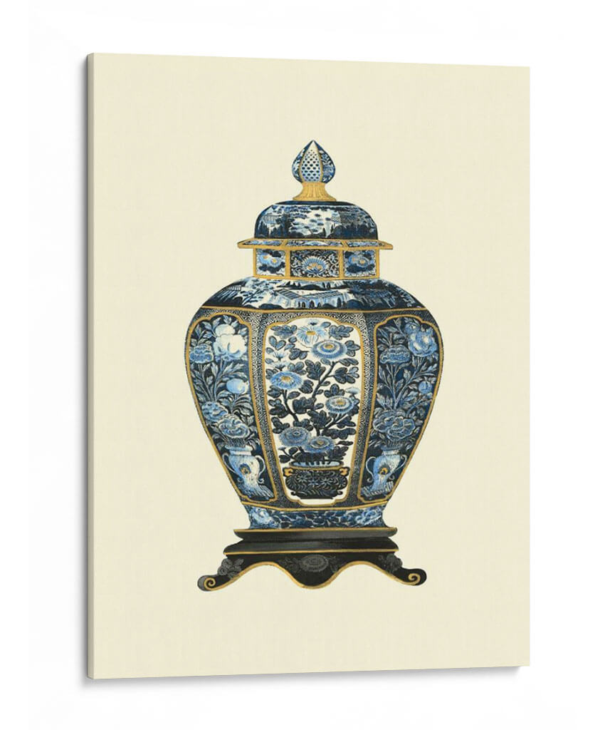 Jarrón De Porcelana Azul I - Vision Studio | Cuadro decorativo de Canvas Lab