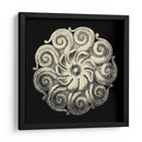 Rosette Negro Y Bronceado I - Vision Studio | Cuadro decorativo de Canvas Lab