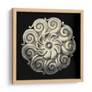 Rosette Negro Y Bronceado I - Vision Studio | Cuadro decorativo de Canvas Lab