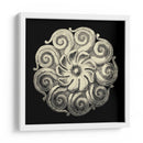 Rosette Negro Y Bronceado I - Vision Studio | Cuadro decorativo de Canvas Lab