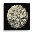 Rosetón Negro Y Bronceado Ii - Vision Studio | Cuadro decorativo de Canvas Lab