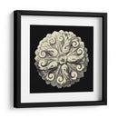 Rosetón Negro Y Bronceado Ii - Vision Studio | Cuadro decorativo de Canvas Lab