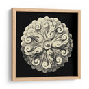 Rosetón Negro Y Bronceado Ii - Vision Studio | Cuadro decorativo de Canvas Lab