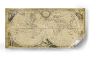 Mapa Del Mundo De Los Descubrimientos - T. Jeffreys | Cuadro decorativo de Canvas Lab