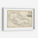 Mapa De Indias Occidentales - T. Jeffreys | Cuadro decorativo de Canvas Lab