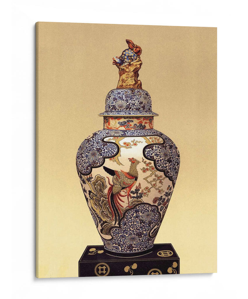 Jarrón Azul Oriental I | Cuadro decorativo de Canvas Lab