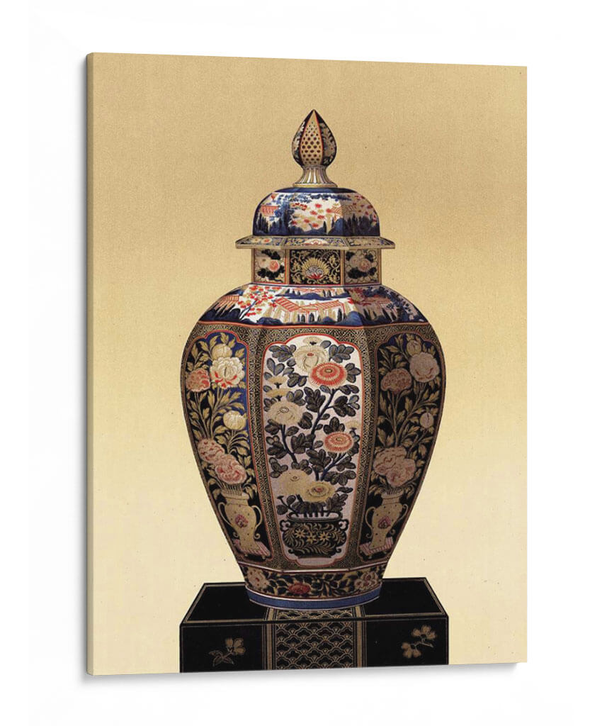 Jarrón Azul Oriental Ii | Cuadro decorativo de Canvas Lab