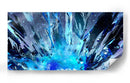 Explosión del cristal azul | Cuadro decorativo de Canvas Lab