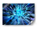 Explosión del núcleo azul | Cuadro decorativo de Canvas Lab