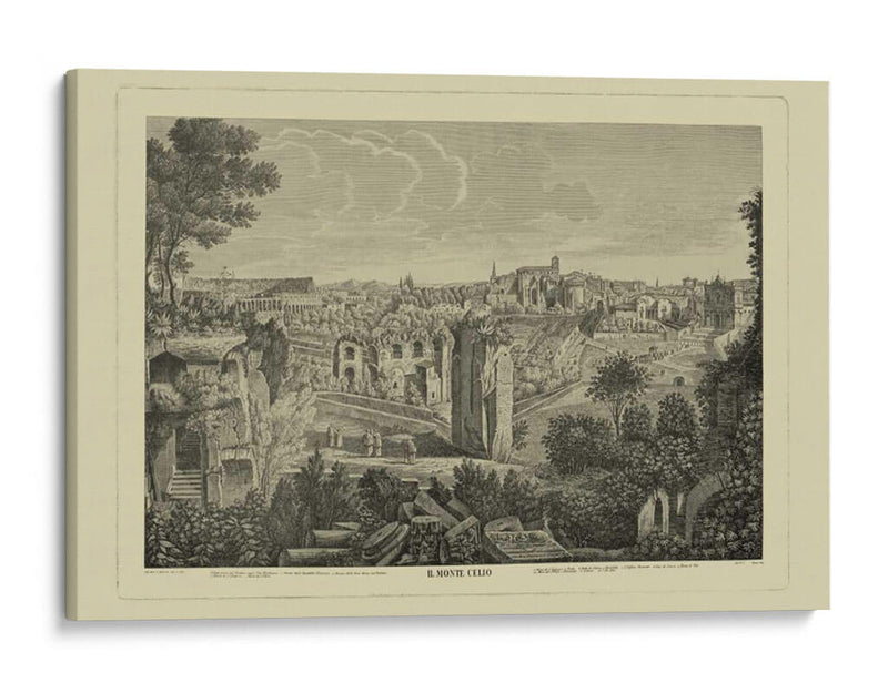 Vista Piranesi De Roma Ii - Piranesi | Cuadro decorativo de Canvas Lab