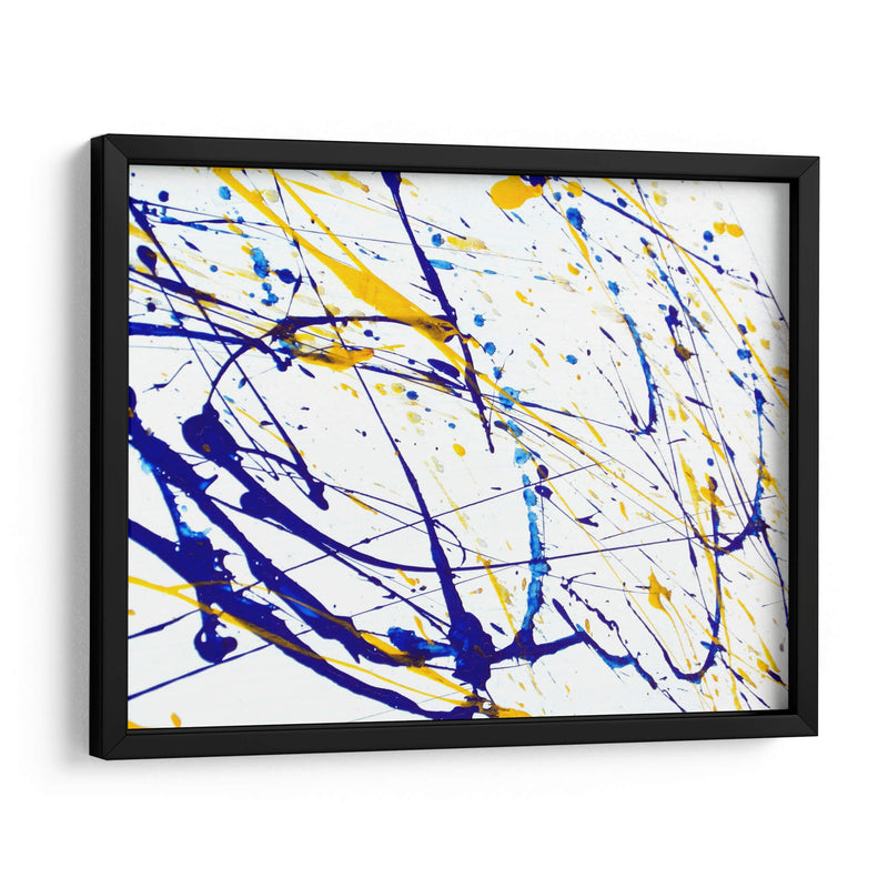 Expresión amarilla y azul | Cuadro decorativo de Canvas Lab