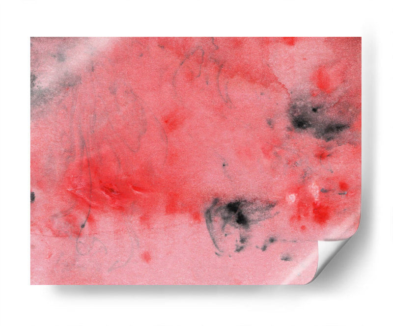 Extracto rojo deslavado | Cuadro decorativo de Canvas Lab