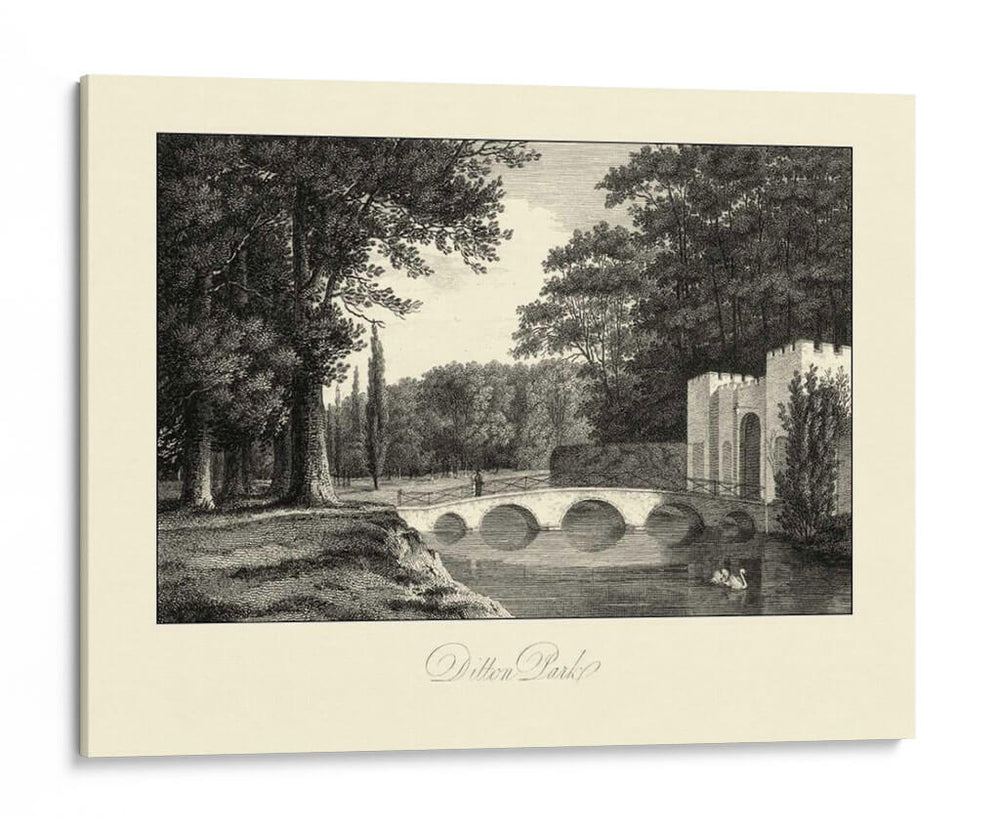 Vista Del Parque Ditton - James Hakewill | Cuadro decorativo de Canvas Lab