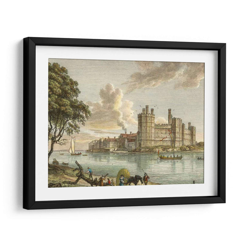 Castillo De Caernarvon - P. Sandby | Cuadro decorativo de Canvas Lab