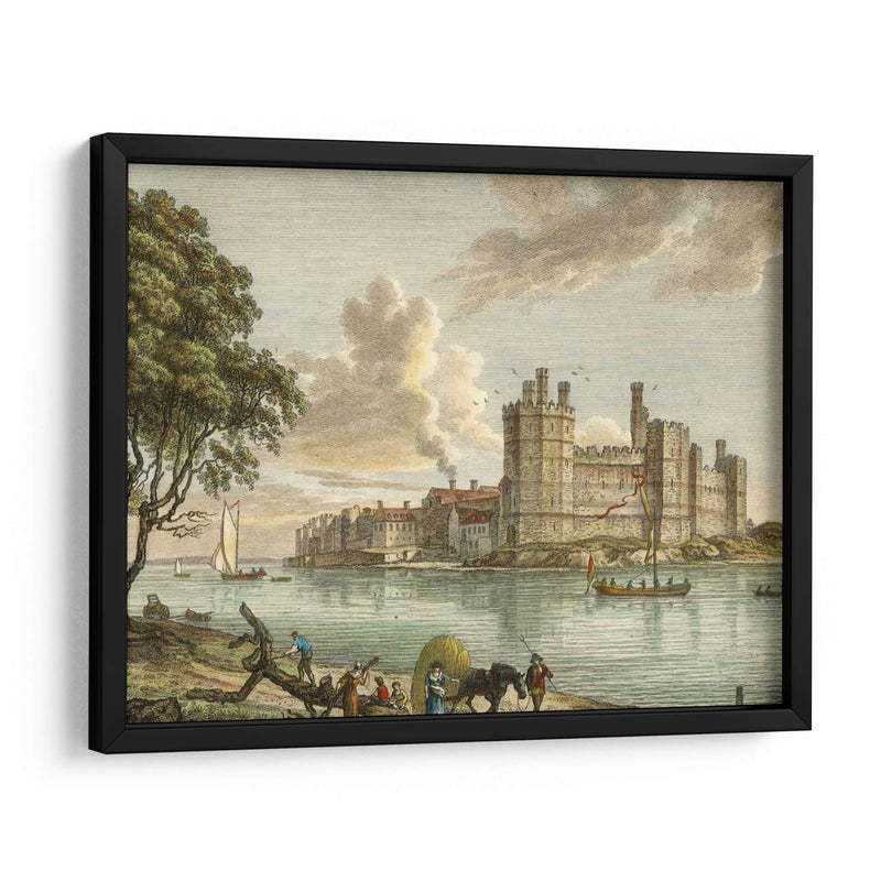 Castillo De Caernarvon - P. Sandby | Cuadro decorativo de Canvas Lab