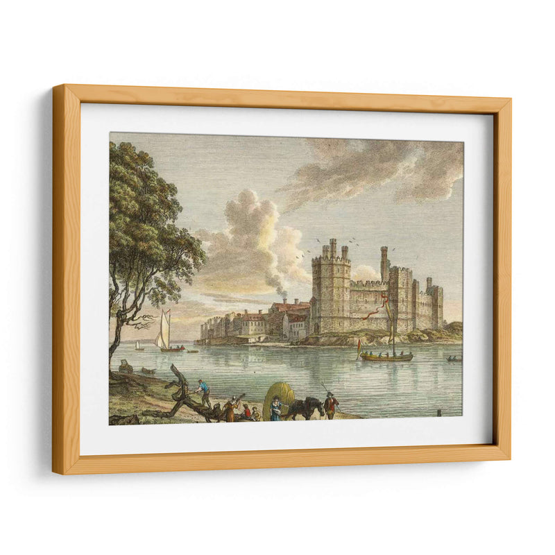 Castillo De Caernarvon - P. Sandby | Cuadro decorativo de Canvas Lab