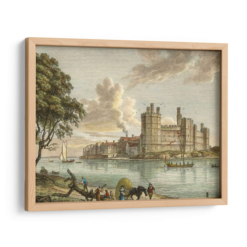 Castillo De Caernarvon - P. Sandby | Cuadro decorativo de Canvas Lab